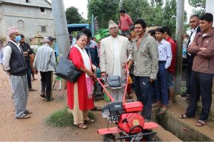 किसानलाई अनुदानमा आधुनिक कृषि यन्त्र वितरण