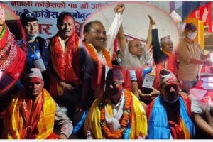 काँग्रेस पालिका अधिबेशनः हुमागाईं पक्षको बर्चस्व, ७ पालिकमा सर्वसम्मत हुँदा ५ मा निर्वाचन