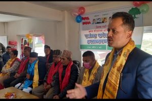 खरेल परिवारको सहयोगमा निर्मित ‘राजेन्द्र खरेल सभाहल’ हस्तान्तरण