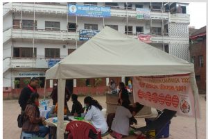 ब्लड डोनेसन अभियानमा स्वेताको सक्रियता