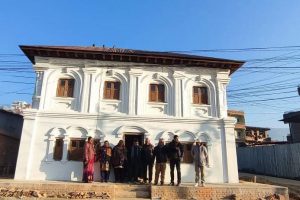 बनेपा वडा नं १० को योजना अनुगमन ,निरीक्षणमा प्रमुख उप-प्रमुख, ६० प्रतिशत निर्माण सम्पन्न वडा अध्यक्ष