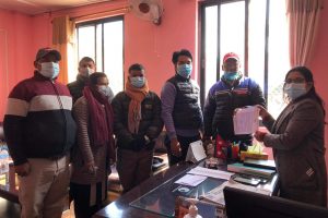 नेपाल उत्पीडित जातीय मुक्ति समाज काभ्रेले बुझायो ज्ञापनपत्र