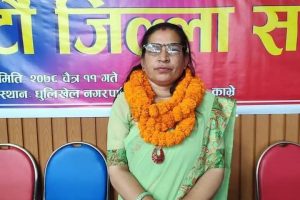 अनेमसंघ काभ्रेको अध्यक्षमा बिमला सापकोटा सर्वसम्मत चयन