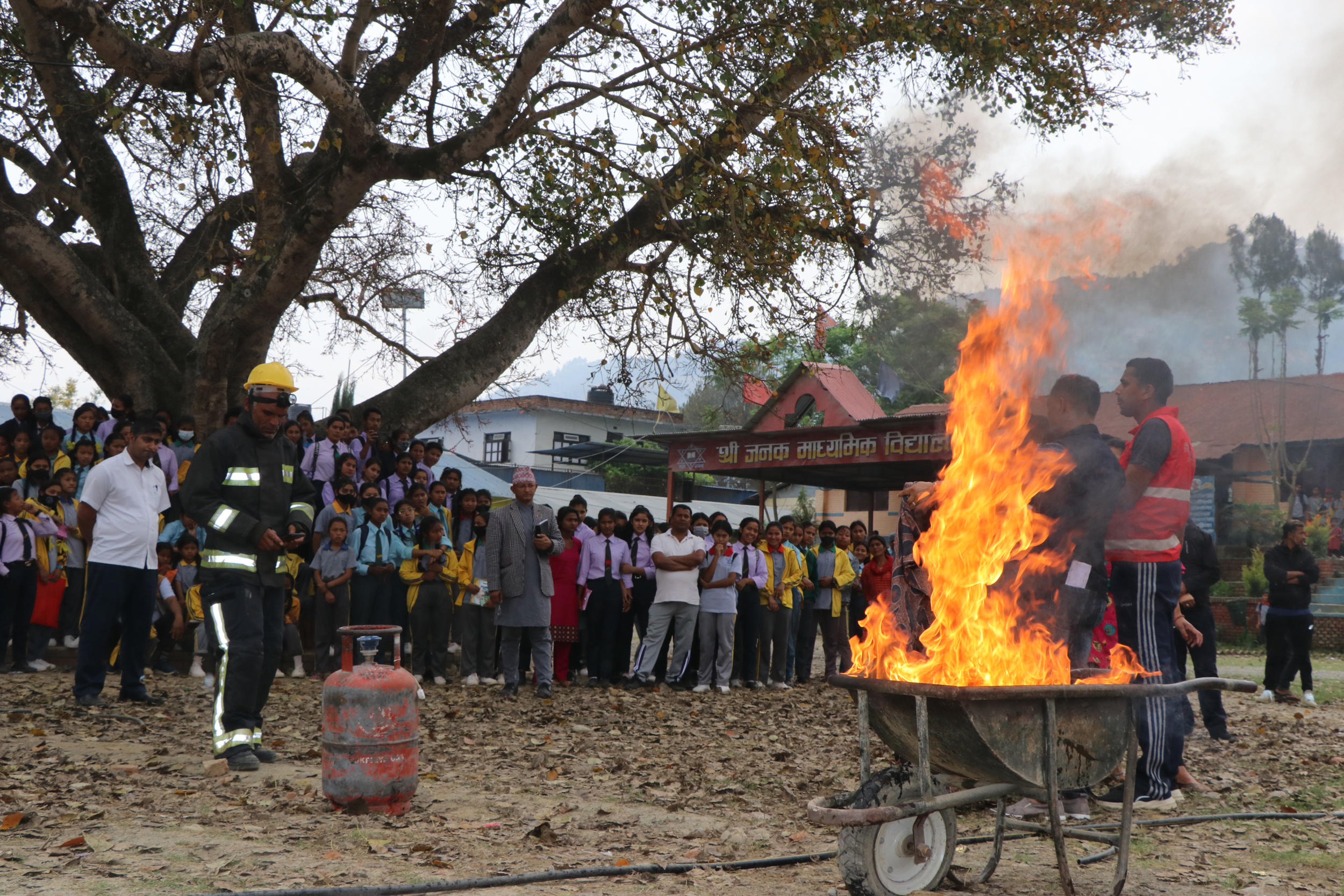 नमोबुद्धमा आगलागी नियन्त्रणबारे तीन दिने तालिम सम्पन्न