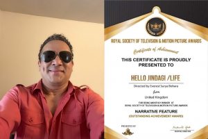 निर्देशक बोहराको ‘हेल्लो जिन्दगी’ले इन्डियामा जित्यो आउट स्ट्याण्डीङ एचिभमेन्ट अवार्ड