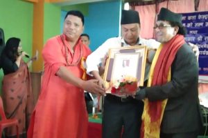 राजु सिंहको सम्मान कार्यक्रममा प्रकाश सायमिले शाकाहारी गोपाल योन्जनको रहस्य
