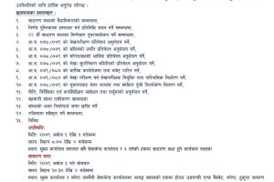 बुडोल सामुदायिक साकोसको २३ औं वार्षिक साधारण सभासम्बन्धी सूचना (हेर्नुहोस्)