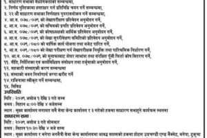 बुडोल सामुदायिक तथा ऋण सहकारी संस्था लिमिटेडको २३ औं वार्षिक साधारण सभा सम्बन्धी सूचना       