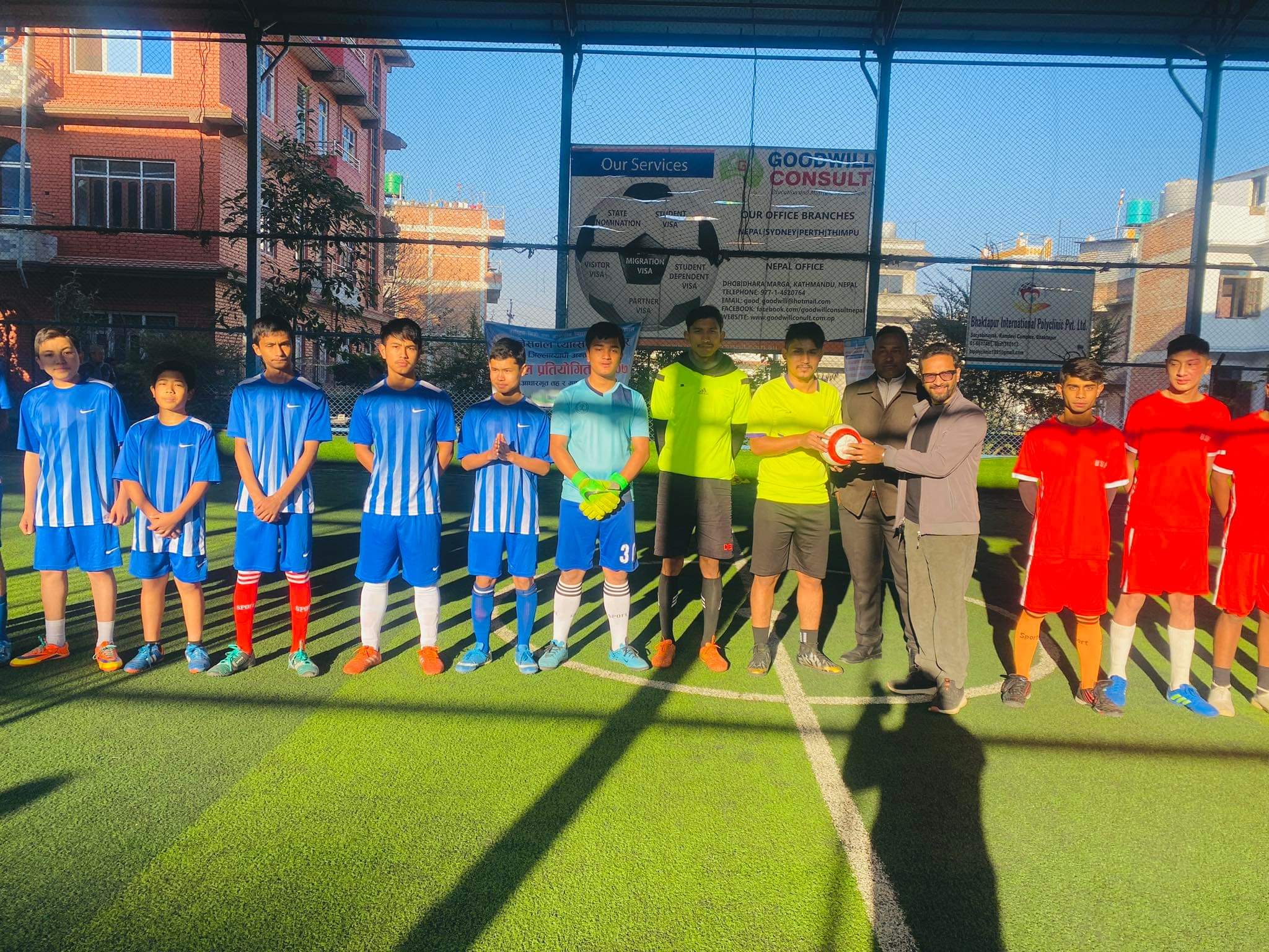 नेशनल प्याब्सन भक्तपुरको फुटसलमा क्वाटरफाइन समिकरण पुरा