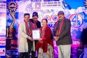 काठमाडौमा समाजसेवी राजन थापा सम्मानित