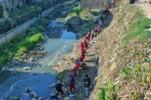 पनौतीमा बृहत पुण्यवती खोला तथा बसपार्क सरसफाइ कार्यक्रम सम्पन्न