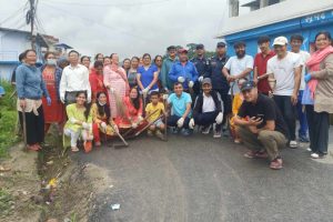 तारकेश्वर नगरपालिकाको वडा नं १ मा बृहत सरसफाइ कार्यक्रम