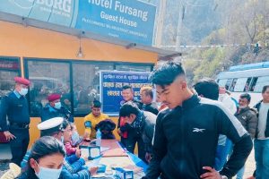 ट्राफिक सप्ताहको आज छैठौं दिन, चालकहरुको स्वास्थ्य परिक्षण