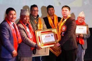 सञ्चारकर्मी नवराज बजगाई सम्मानित