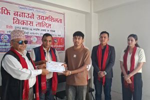 इनोभेटिभ हस्पिटालिटीमा ५४ जना विद्यार्थीलाई बारिस्ता ट्रेनिङ कार्यक्रम सम्पन्न