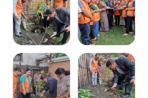 उपप्रधानमन्त्री प्रकाशमान सिंहको निवासमा ‘एक घर, एक बिरुवा’ अभियानअन्तर्गत वृक्षारोपण
