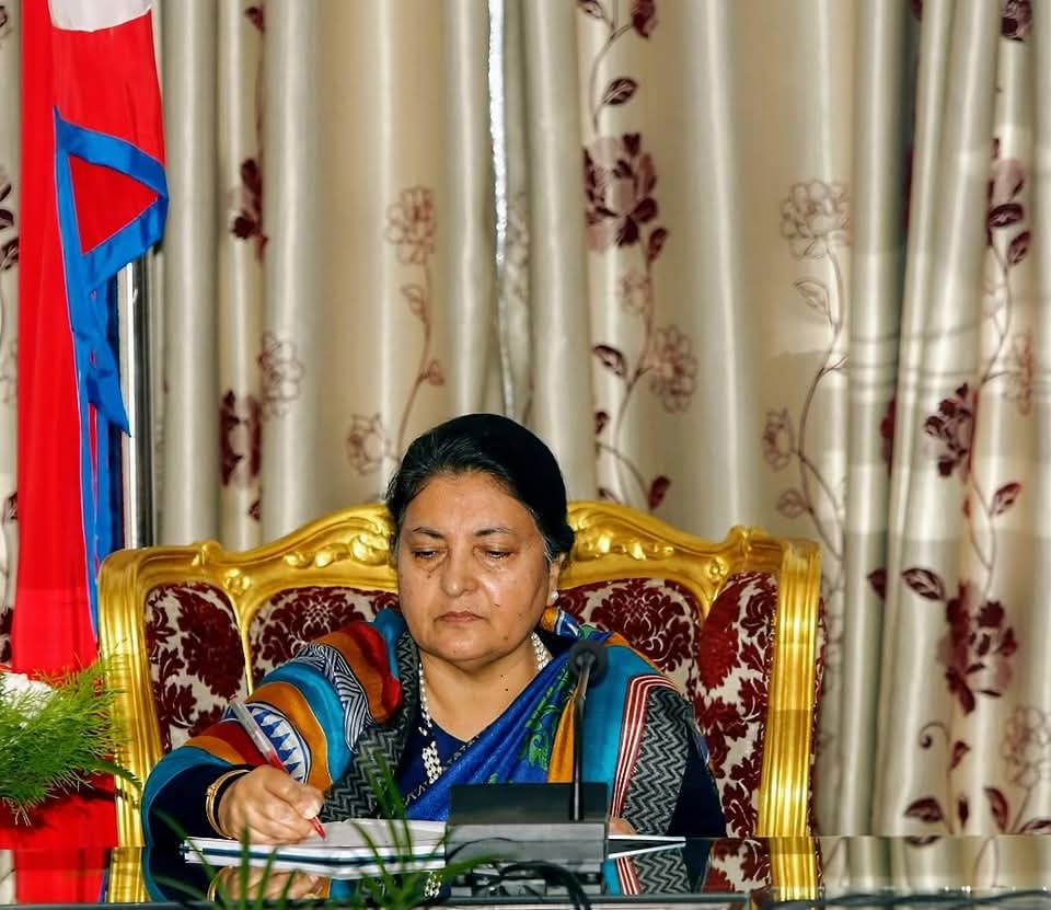एमालेले रोक्यो बिद्या भण्डारीको सदस्यता नविकरण