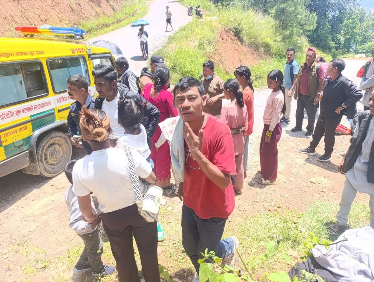 भुम्लुमा ब्रेक फेल भएर बस दुर्घटना, २३ जना घाइते