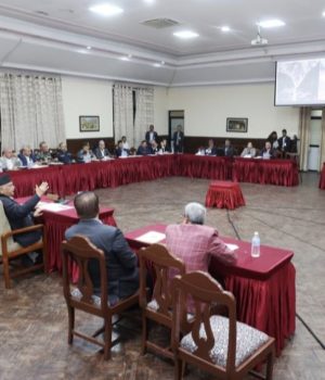 राष्ट्रिय विपद् जोखिम न्यूनीकरण तथा व्यवस्थापन परिषद्को बैठक 