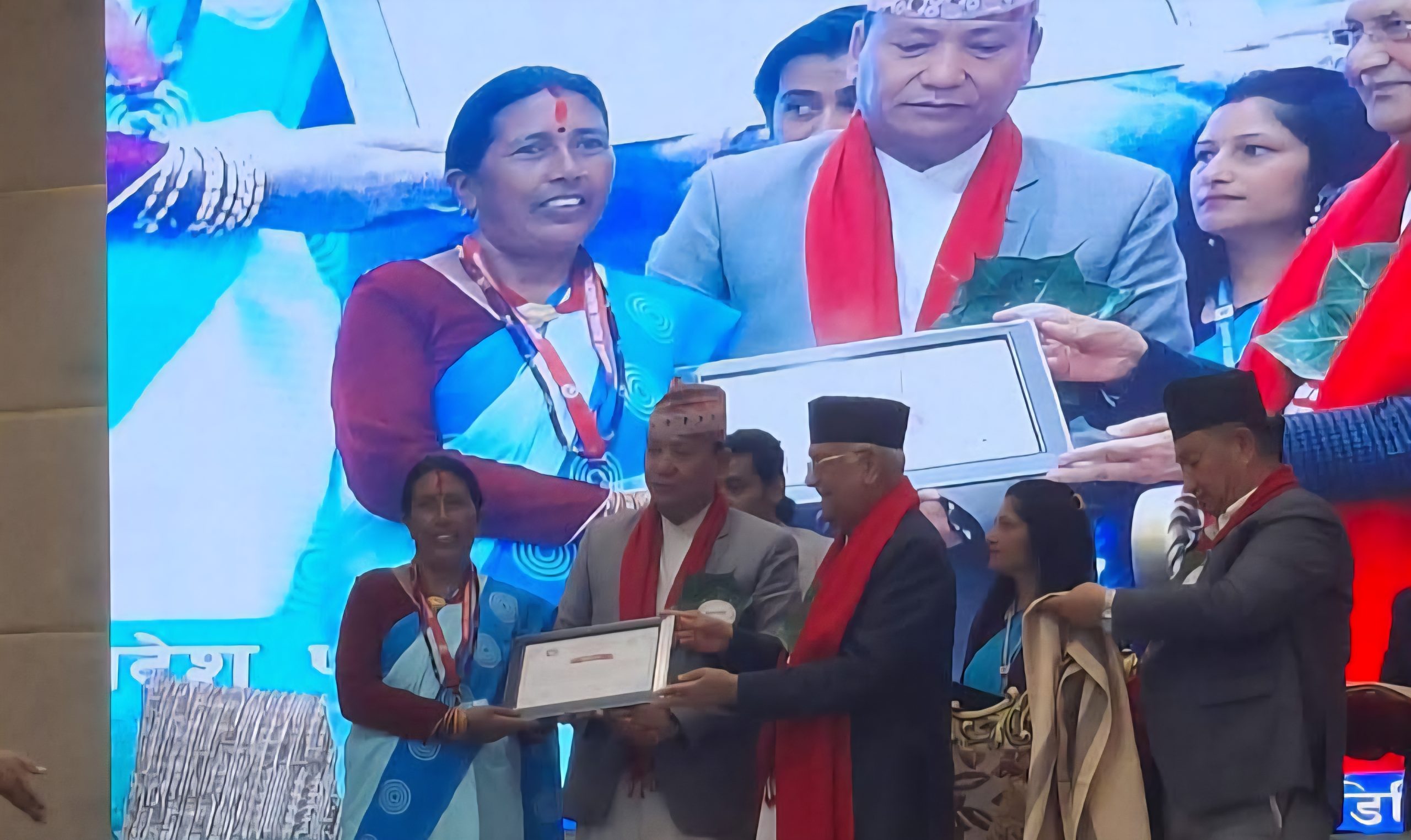 भुम्लु गाउँपालिकाको स्वास्थ्य शाखामा थप सफलता, सुशीला कुँवर सम्मानित