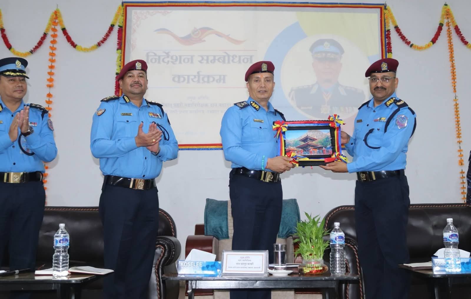 आईजीपी दान बहादुर कार्कीद्वारा शान्ति सुरक्षा, अपराध नियन्त्रणमा उत्कृष्ट कार्य गर्न निर्देशन