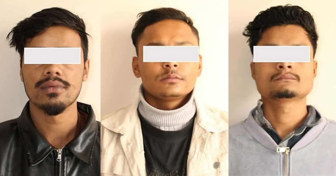 प्रहरीले काठमाडौंका विभिन्न स्थानबाट हतियारसहित तीनजनालाई पक्राउ