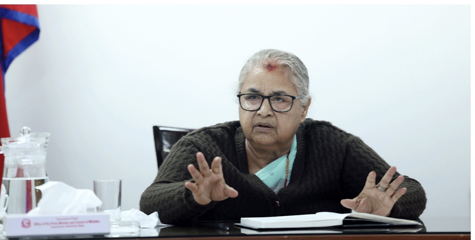 सातै प्रदेशका मुख्यमन्त्रीसँग प्रधानमन्त्री कार्कीले भनिन् : ‘मुलुक बनाउने जिम्मेवारी हामी सबैको हो’