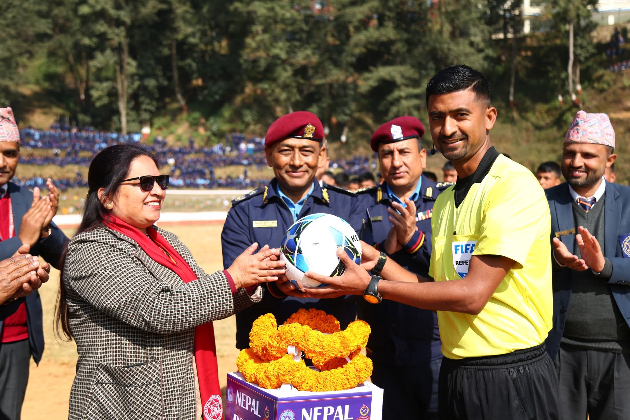 ३१ औं अन्तर माध्यामिक विद्यालय आइजीपी फुटबल रनिङ ट्रफि शुरू