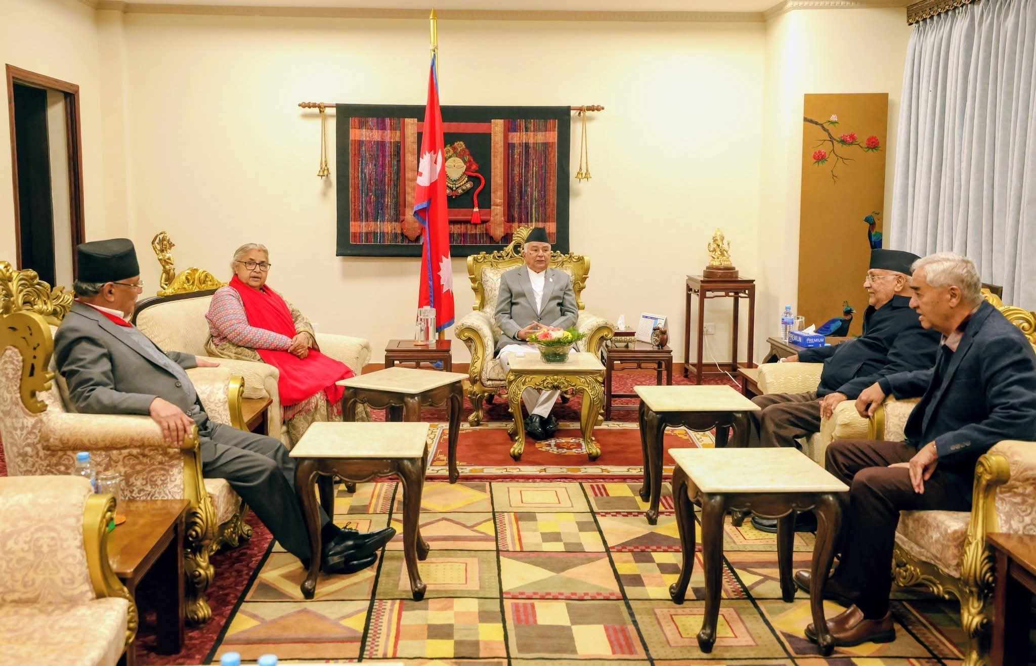 जेनजी आन्दोलनपछि पहिलो पटक राष्ट्रपति, प्रधानमन्त्रीसहित शीर्ष नेताको भेट