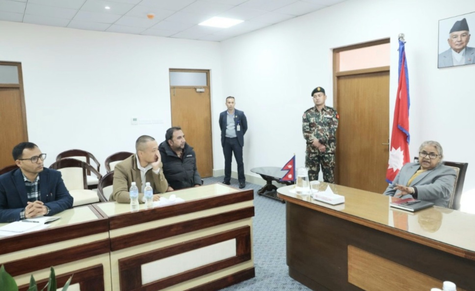 प्रधानमन्त्री कार्कीसँग जेनजी आन्दोलनका अगुवा सुदन गुरुङको भेट