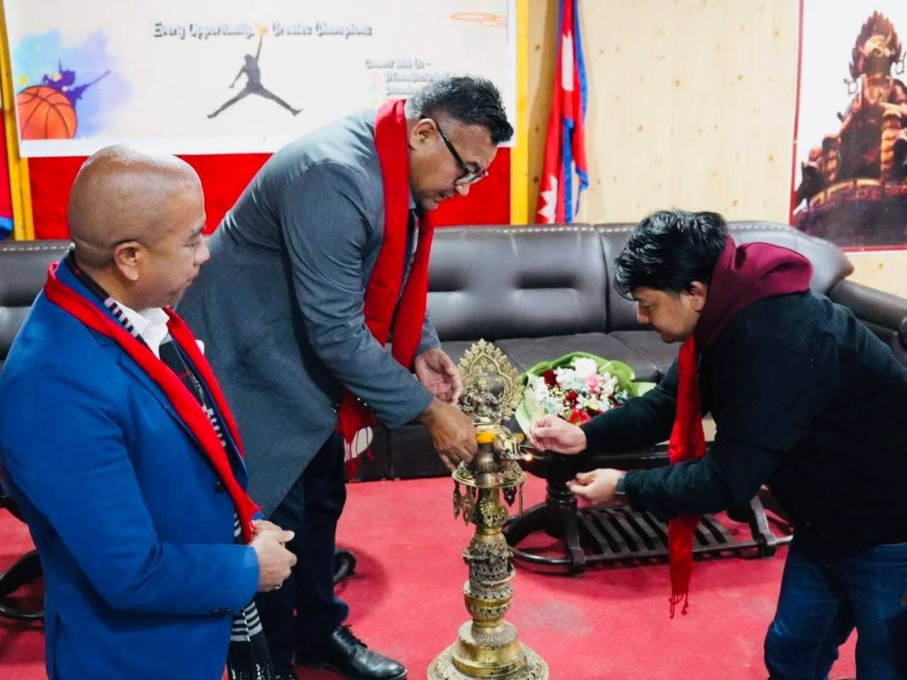 धुलिखेलमा डि–टाउन बास्केटबल एकेडेमीको शुभारम्भ