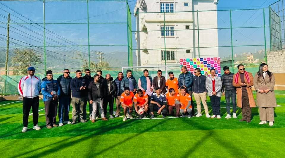 नाइटिङ्गेल एकेडेमीमा फूटसल उद्घाटनसँगै मैत्रीपूर्ण खेल सम्पन्न