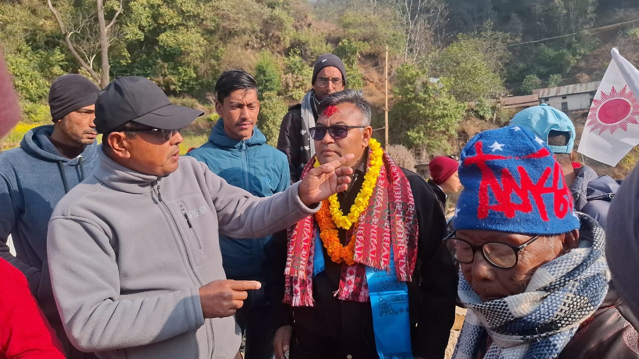 काभ्रे–२ मा बेथानचोकबाट एमालेको घरदैलो अभियान सुरु