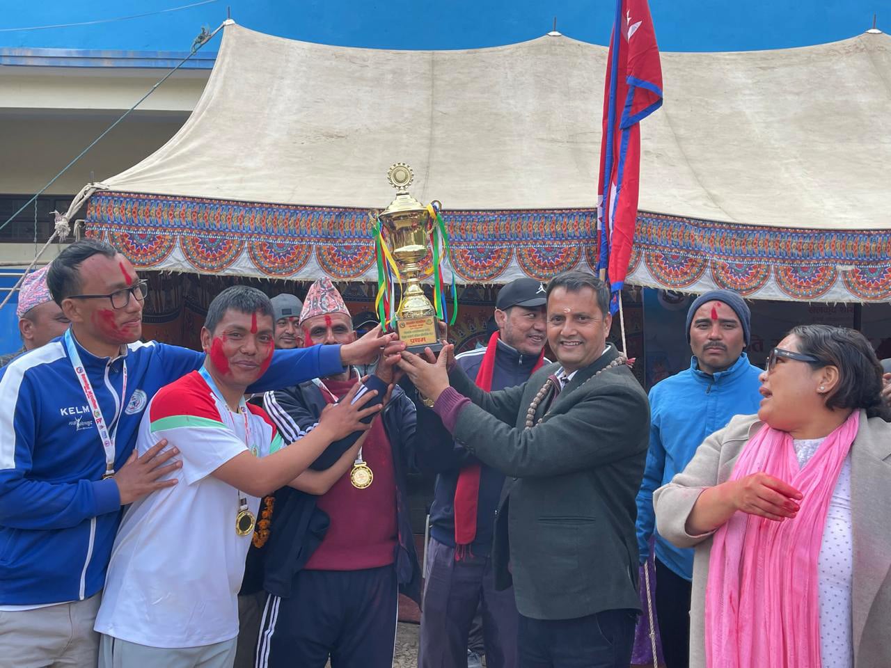 बेथानचोक गाउँपालिकास्तरीय राष्ट्रपति रनिङ शिल्डको उपाधि पार्वतीलाई