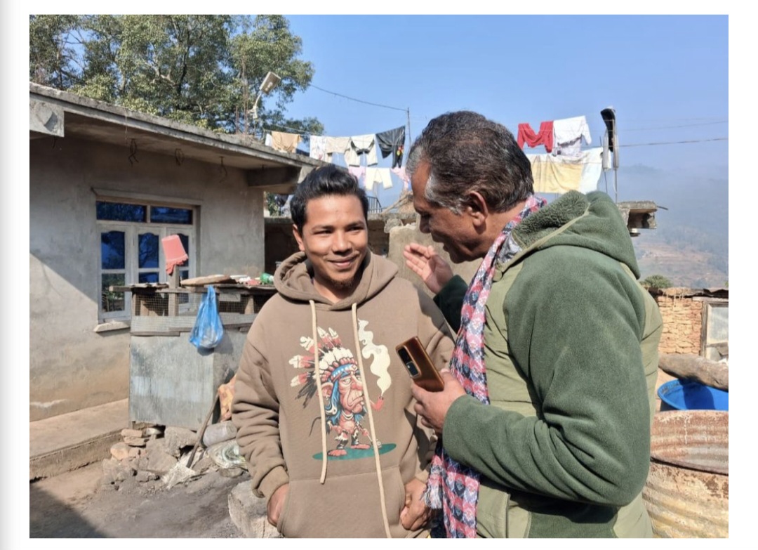 जनताको घर–आँगनमा पुगेर आशिर्वाद लिँदै, मत सुरक्षित गर्दै हुमागाई