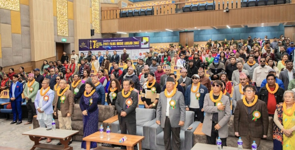 २९ भन्दा बढि विधामा अवार्ड प्रदान गरि, सातौँ ज्योति फिल्म्स म्युजिक अवार्ड सम्पन्न