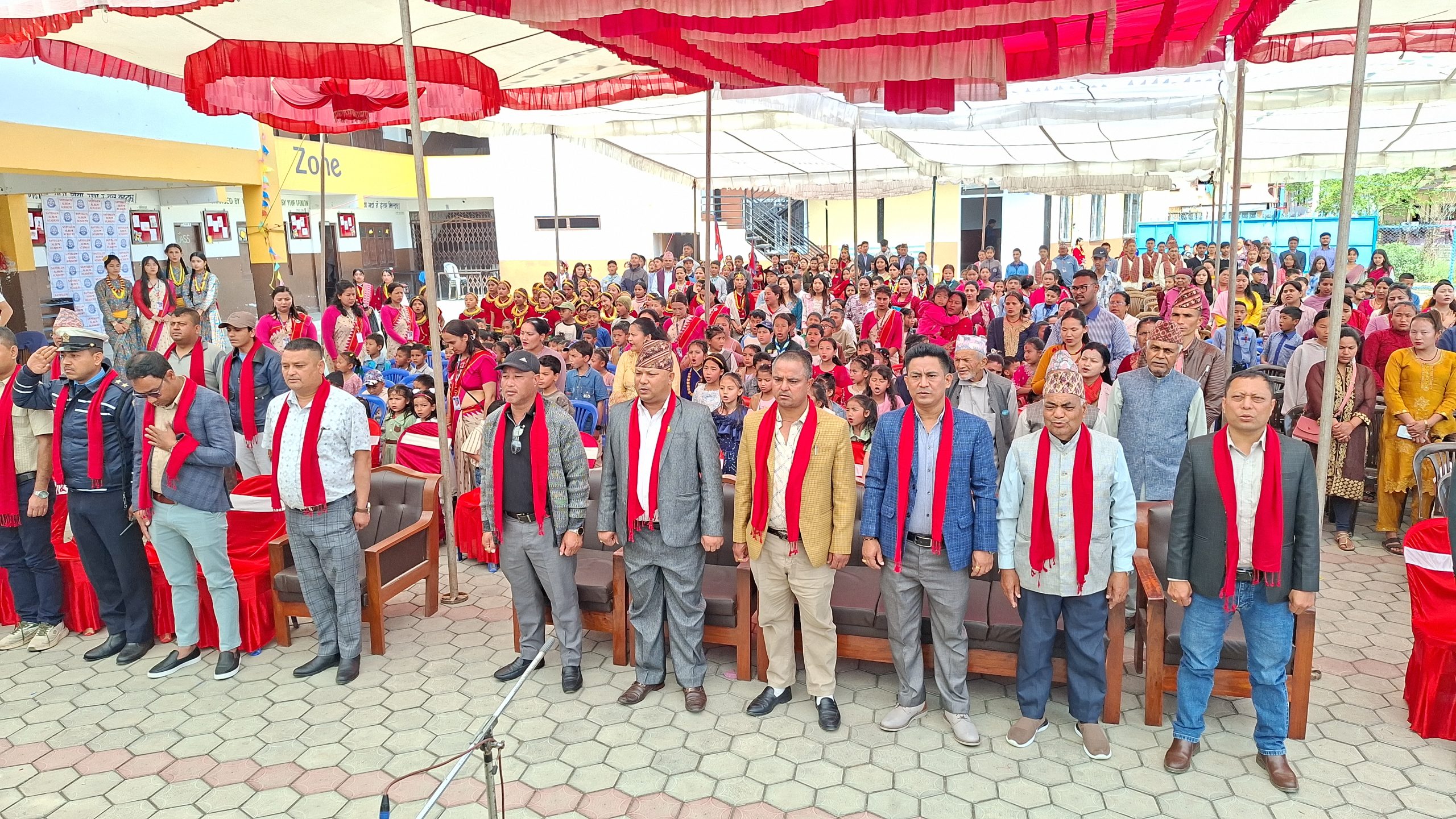 श्रीखण्डपुरमा सेन्टलम एल्वम एकेडेमीको वार्षिकोत्सव भव्य, उत्कृष्ट विद्यार्थी नगदसहित सम्मानित