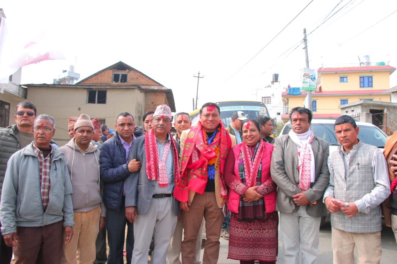 काभ्रे क्षेत्र नं.१ मा अमित लामाको पक्षमा जनमत बढ्दै