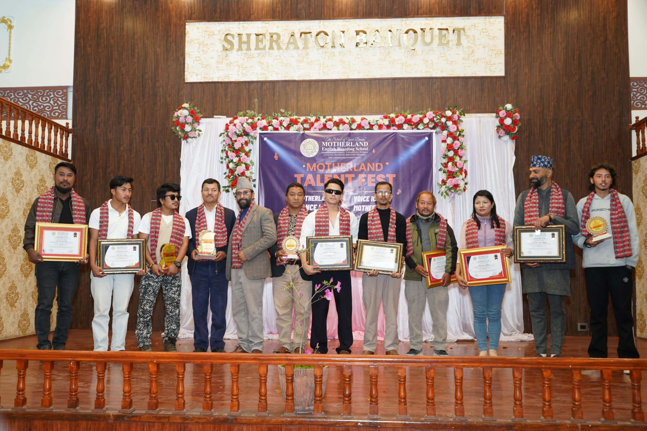 मदरल्याण्ड ट्यालेन्ट फेस्ट-२०८२ सम्पन्न:नृत्यमा एप्रिल र स्तुतिलाई, गायनमा जेसिक र न्युराेनलाई उपाधी