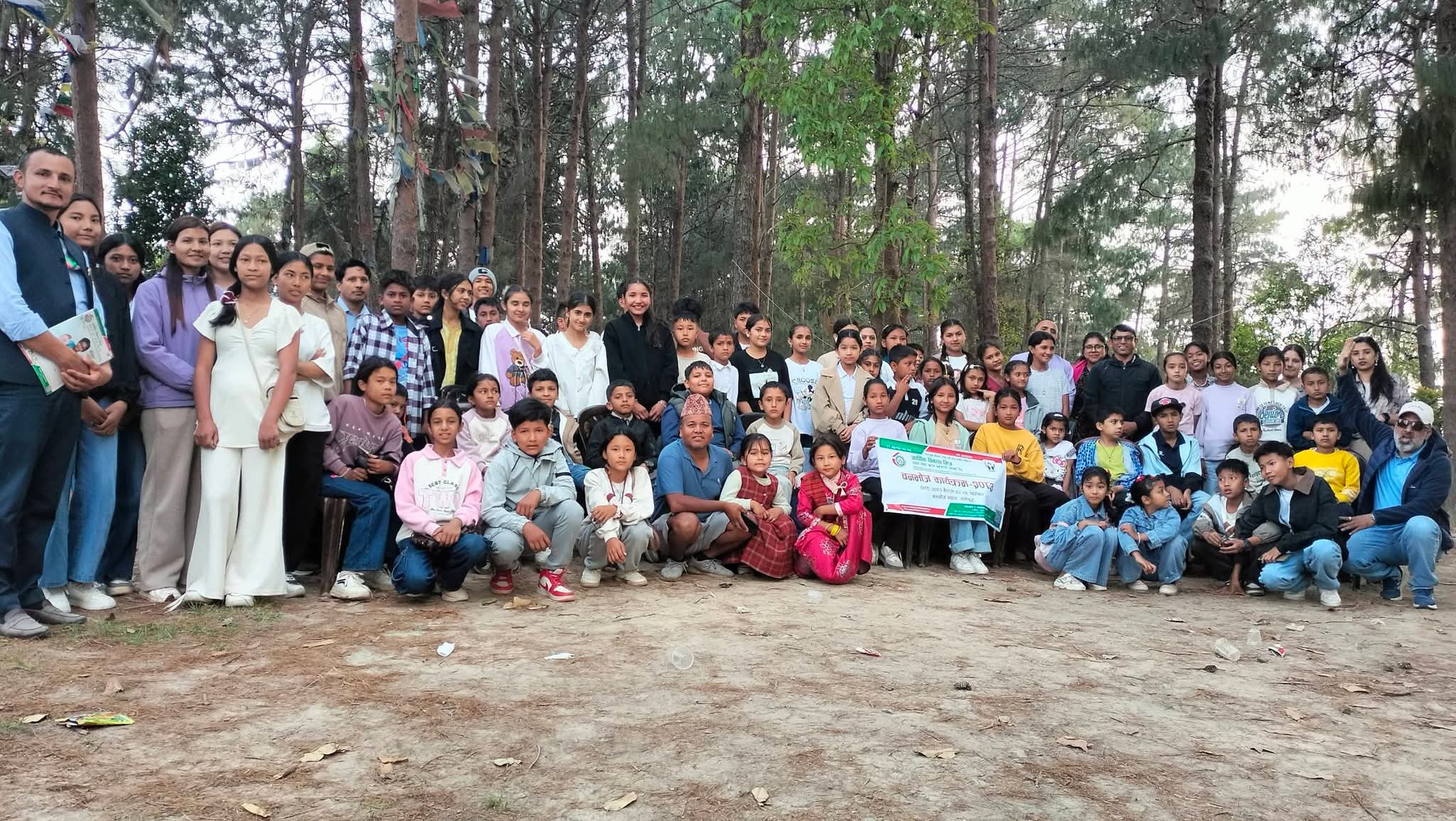 बाल सदस्य लक्षित बनभोज कार्यक्रम नमोबुद्धमा सम्पन्न