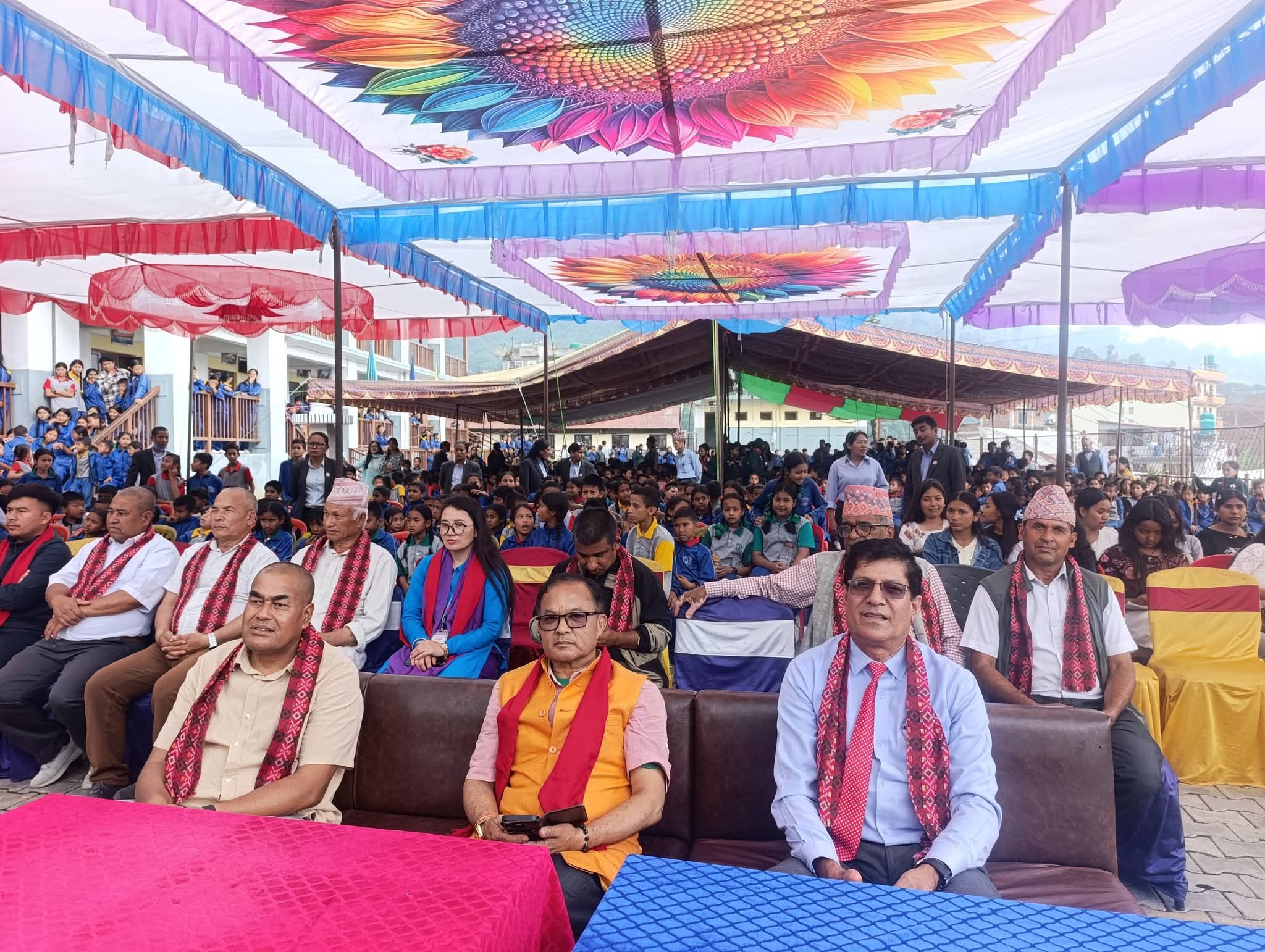 चण्डेश्वरी सृष्टिकान्त विद्यालयको स्वागत तथा सम्मान कार्यक्रम सम्पन्न