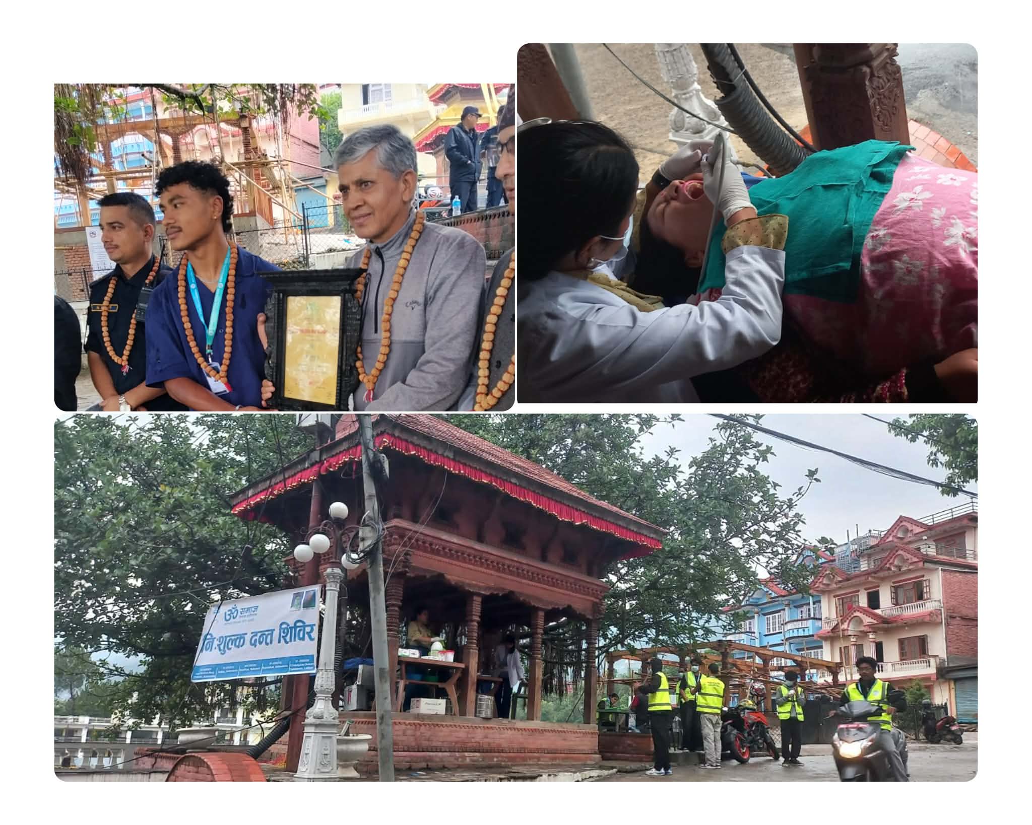 Free Health and Dental Camps Held at Two Locations in a Single Day, Benefiting Hundreds