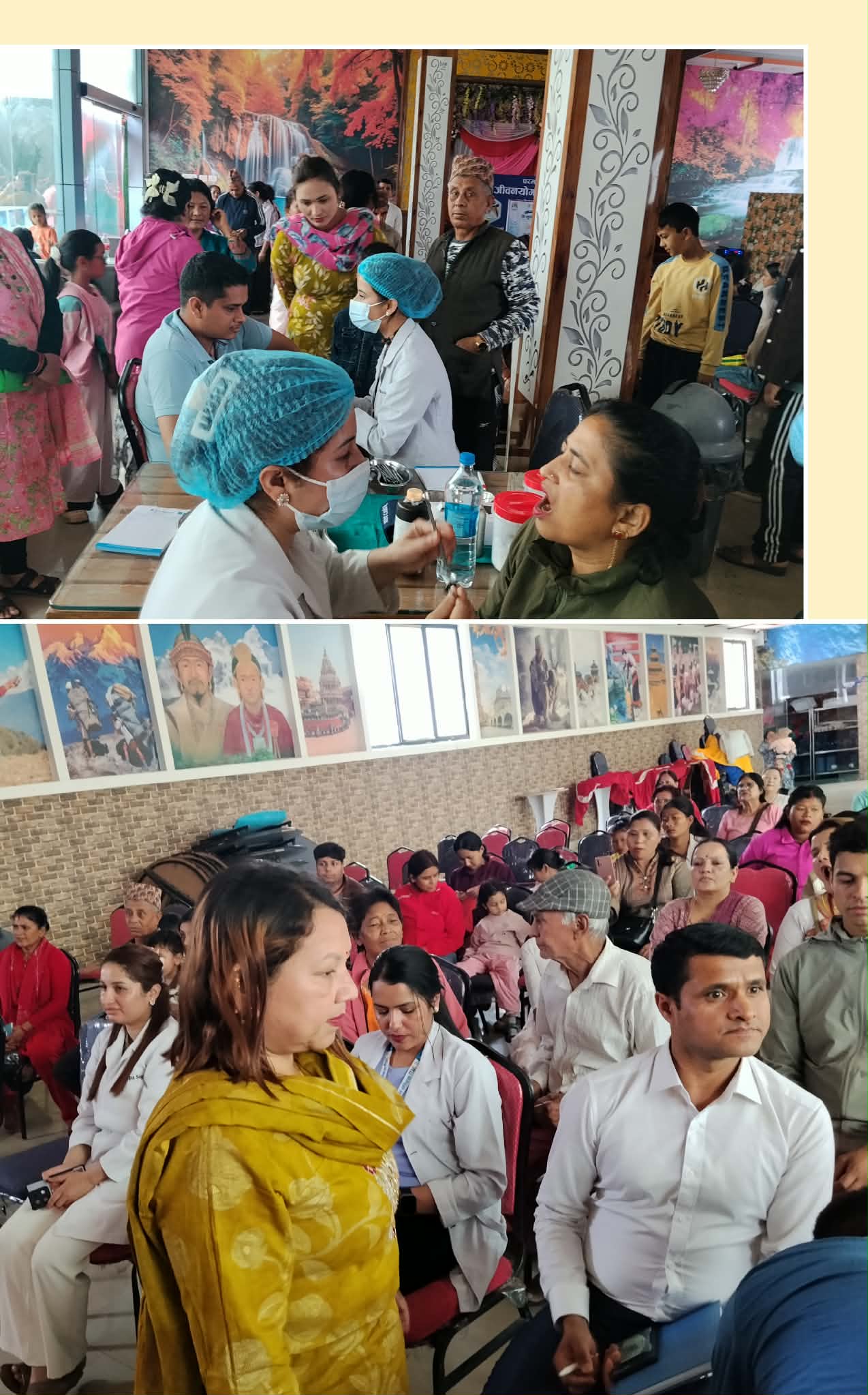 ॐ समाज डेण्टल अस्पताल र परम आनन्द जीवन योगको संयुक्त अभियान