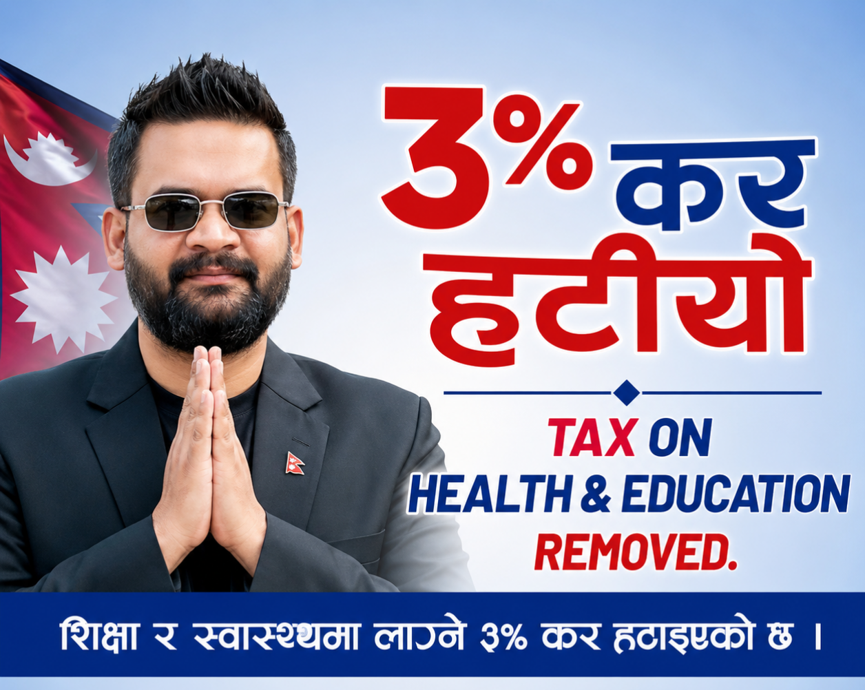 शिक्षा र स्वास्थ्यमा ३% समता शुल्क तत्काल लागू नहुने, सरकारको निर्णय