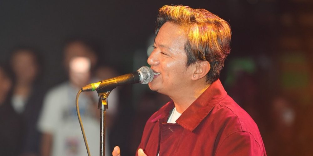 Raju Lama singing in Croatia 